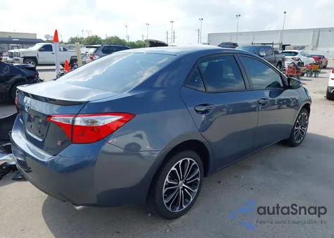 2016 Toyota Corolla S Plus из США, поврежденный, VIN 5YFBURHE2GP542170